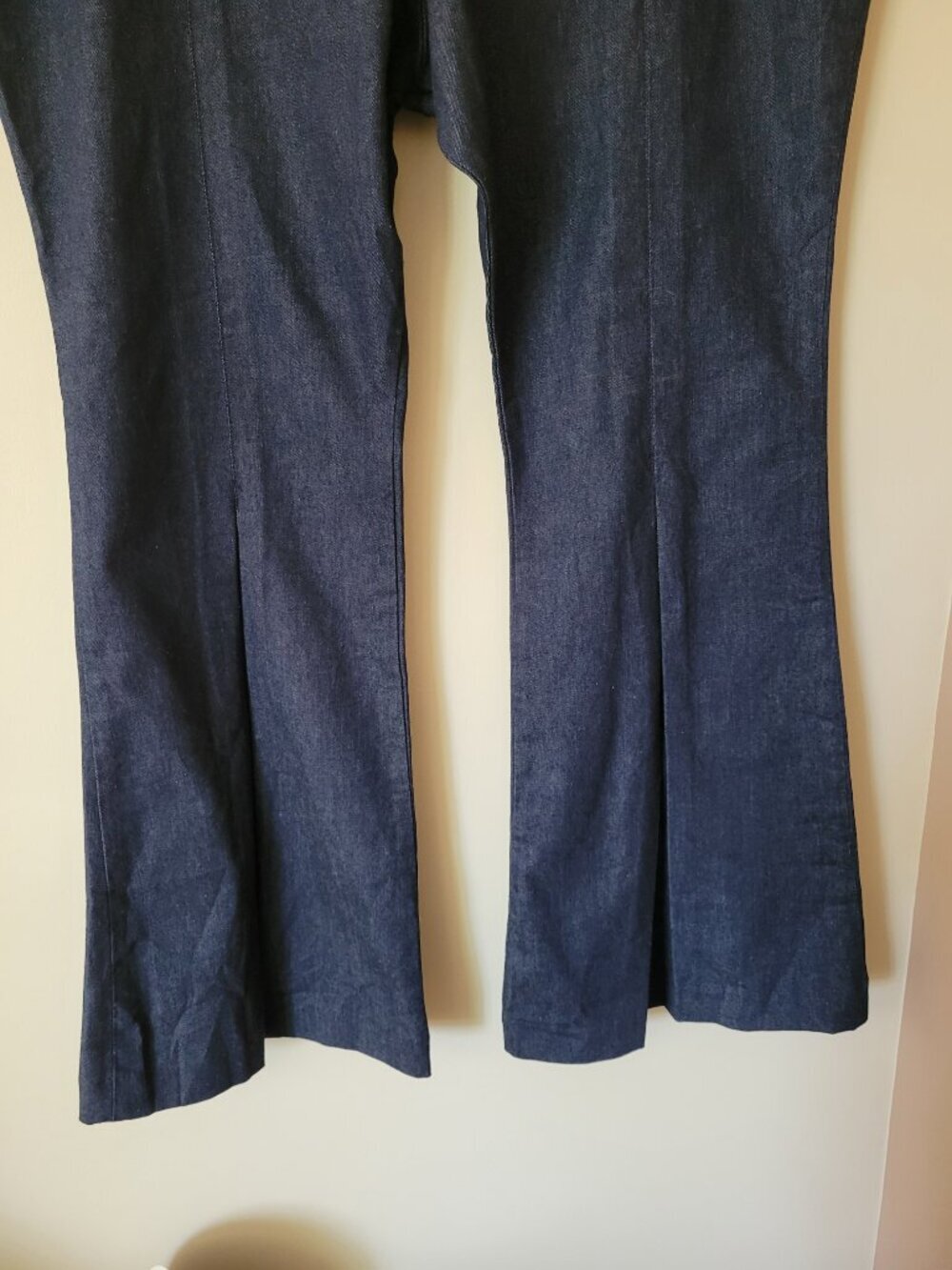 NWT FRAME Le Pixie Pleated High-rise Flared Trouser Jeans Denim Pants Size 34 - Picture 6 of 9